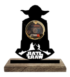 Yoda Star Wars Black Table Clock