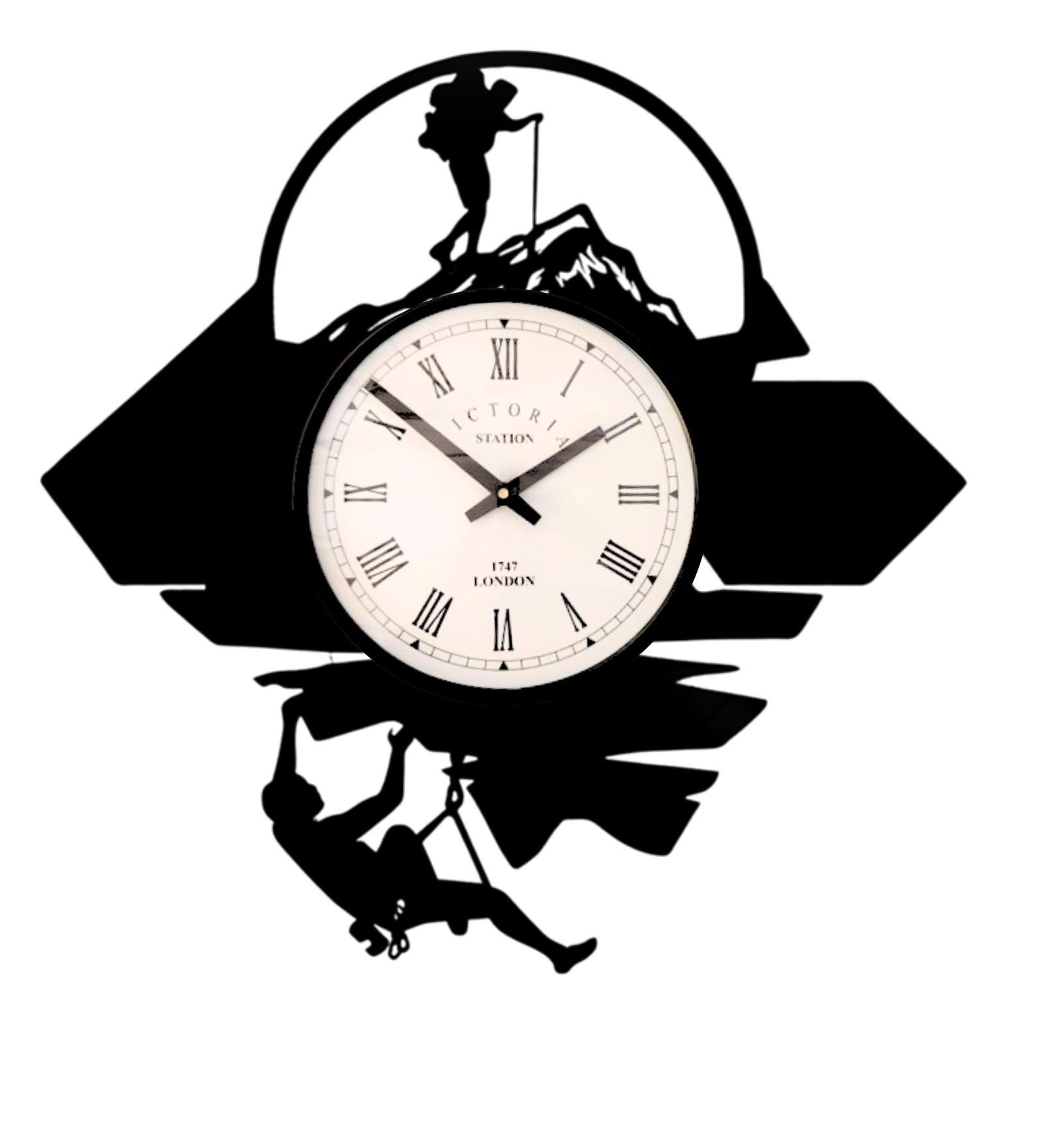 Dedication Mountaineering Wall Clock