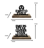 Emotophile Set of 2 Table Décor