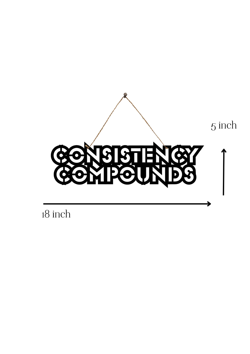 Consistency Compounds Metal Hanging