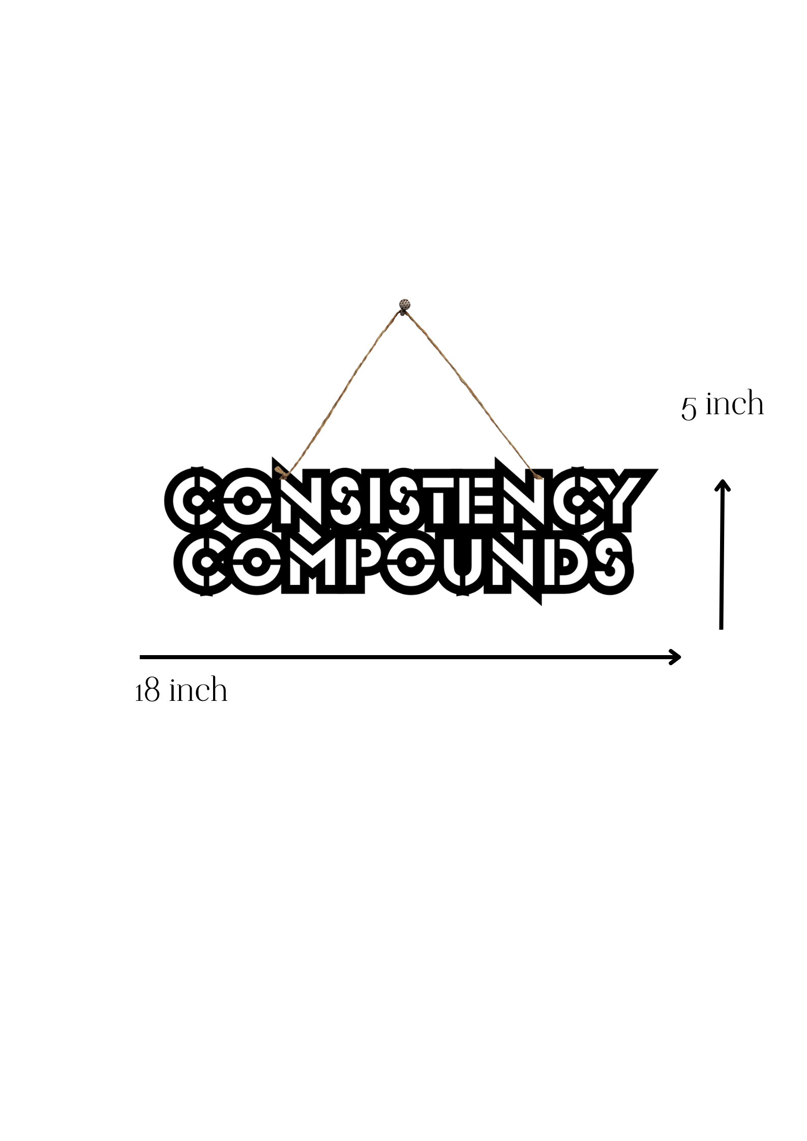 Consistency Compounds Metal Hanging
