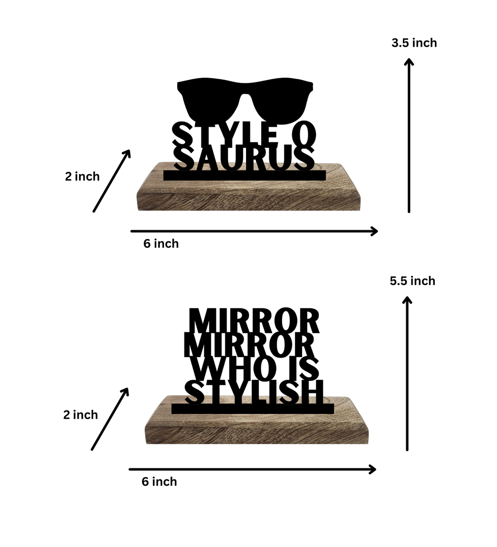 Style-o-saurus Set of 2 Table Décor