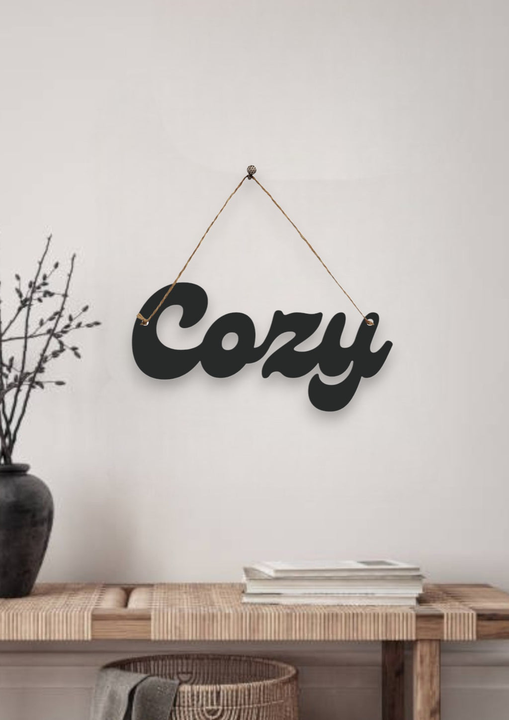 Cozy Metal Hanging