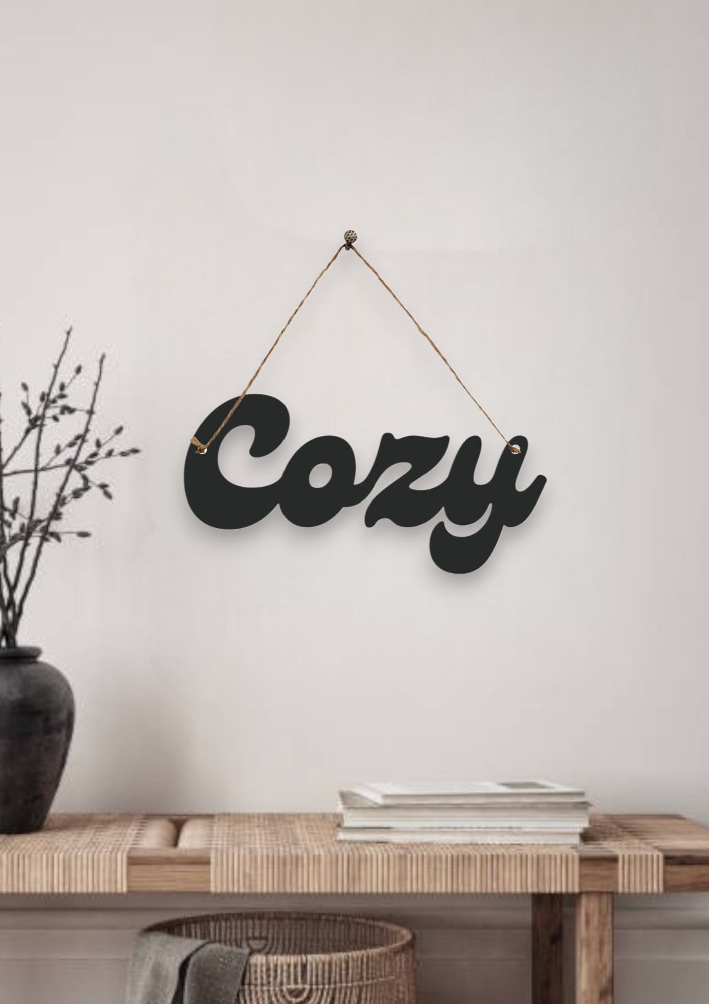 Cozy Metal Hanging