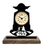 Yoda Star Wars Black Table Clock