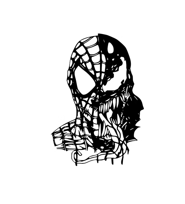 Spiderman and Venom Marvel Comics