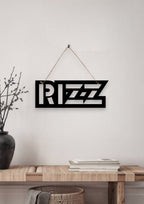 Rizz Metal Hanging