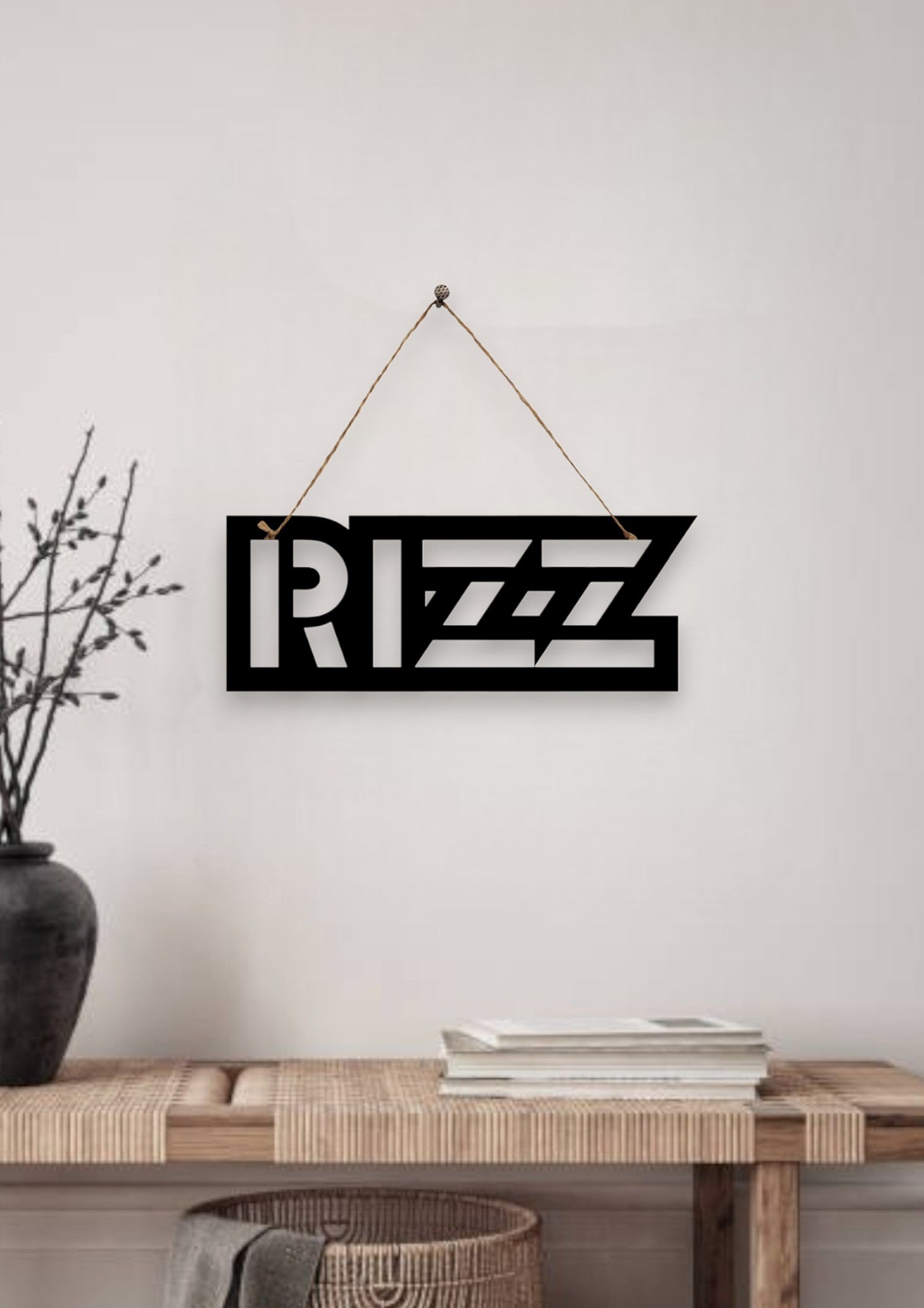 Rizz Metal Hanging