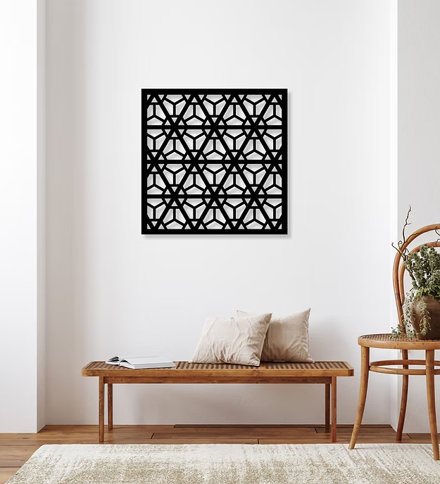 Square Creative Pattern Panel