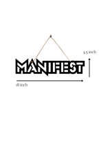 Manifest Metal Hanging