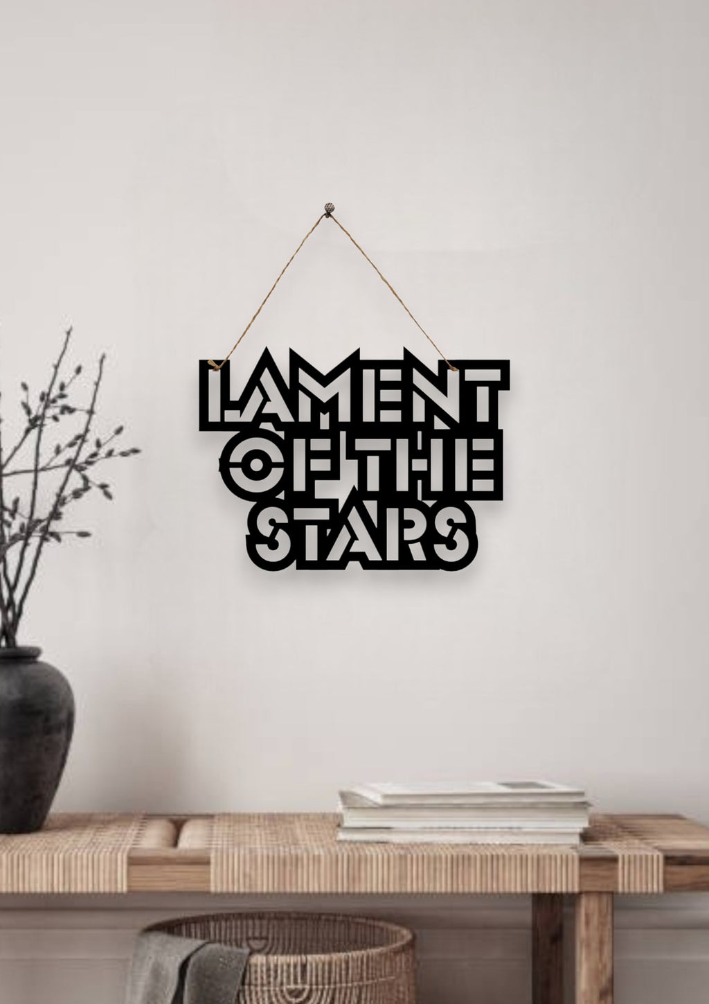 Lament of the Stars Metal Hanging