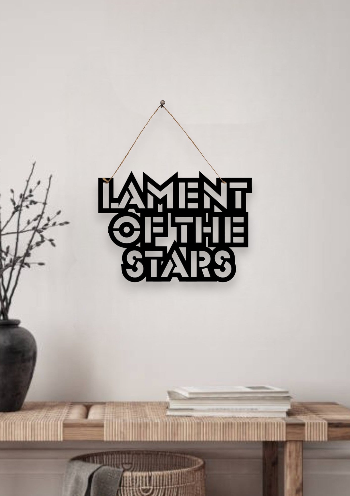 Lament of the Stars Metal Hanging