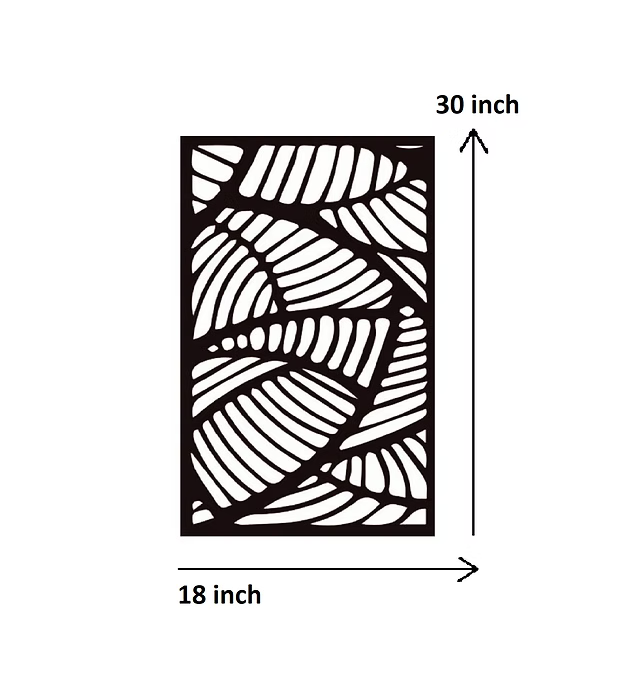 Rectangular Creative Pattern Panel