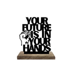 Guided by Force, Driven by Choice Set of 2 Table Décor