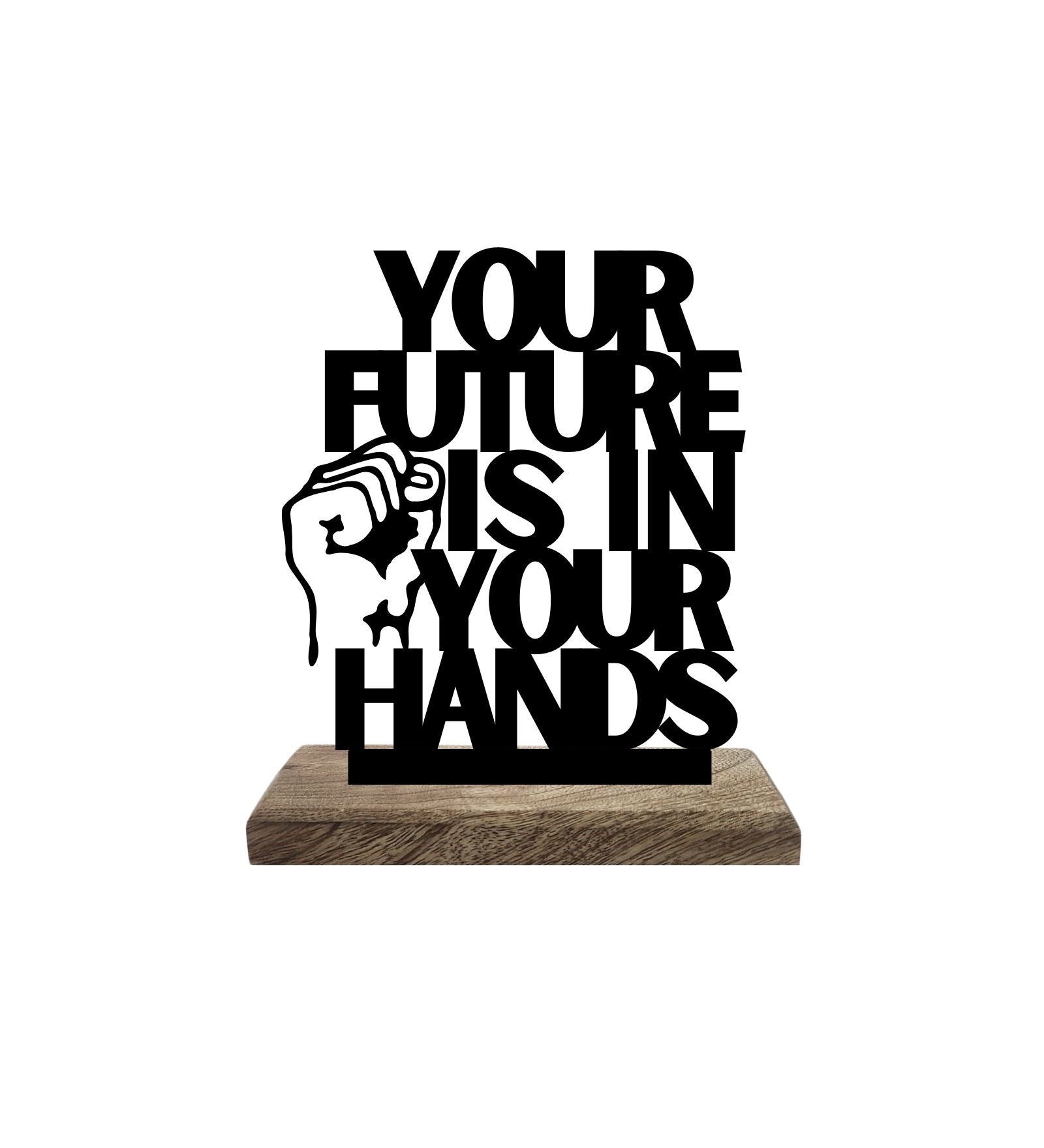 Guided by Force, Driven by Choice Set of 2 Table Décor