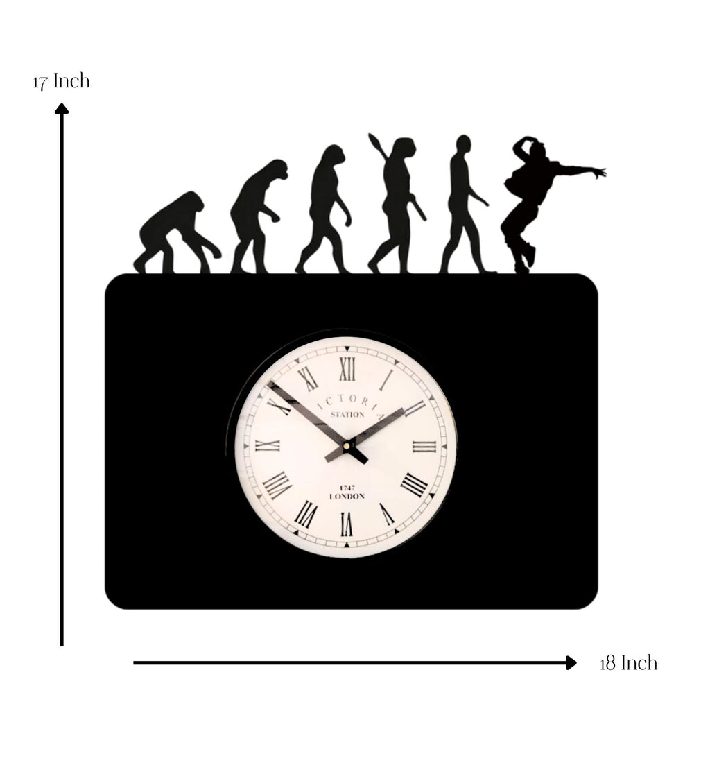 Evolution Dance Wall Clock