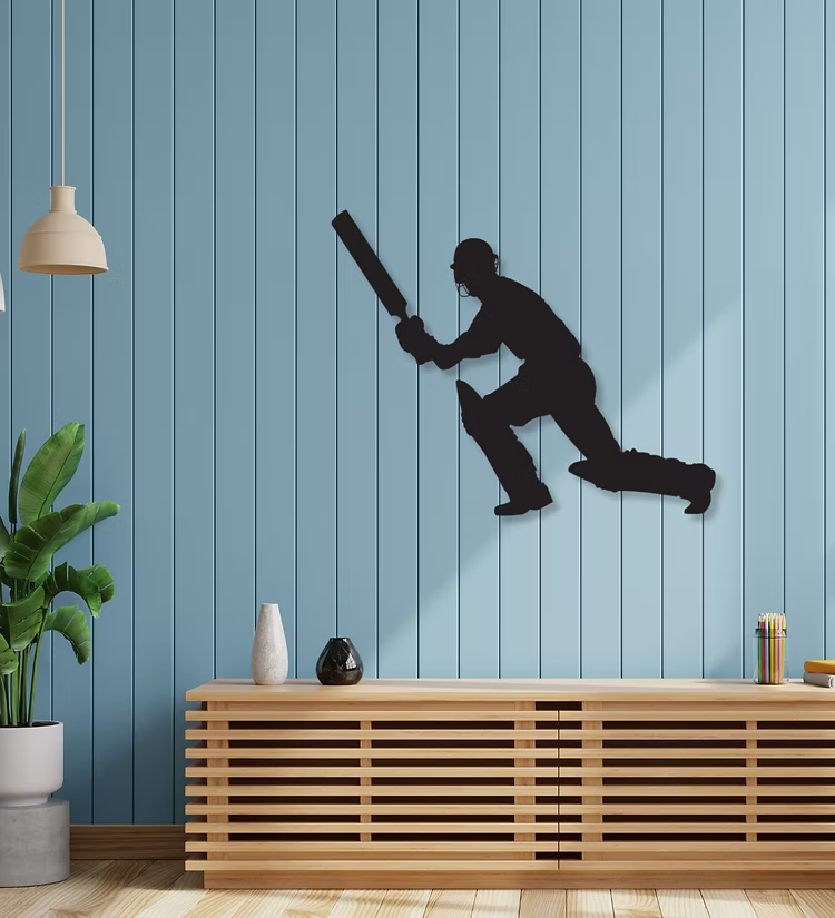 Cricket Batsman Running