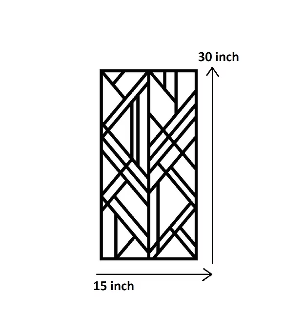 Rectangular Creative Pattern Panel