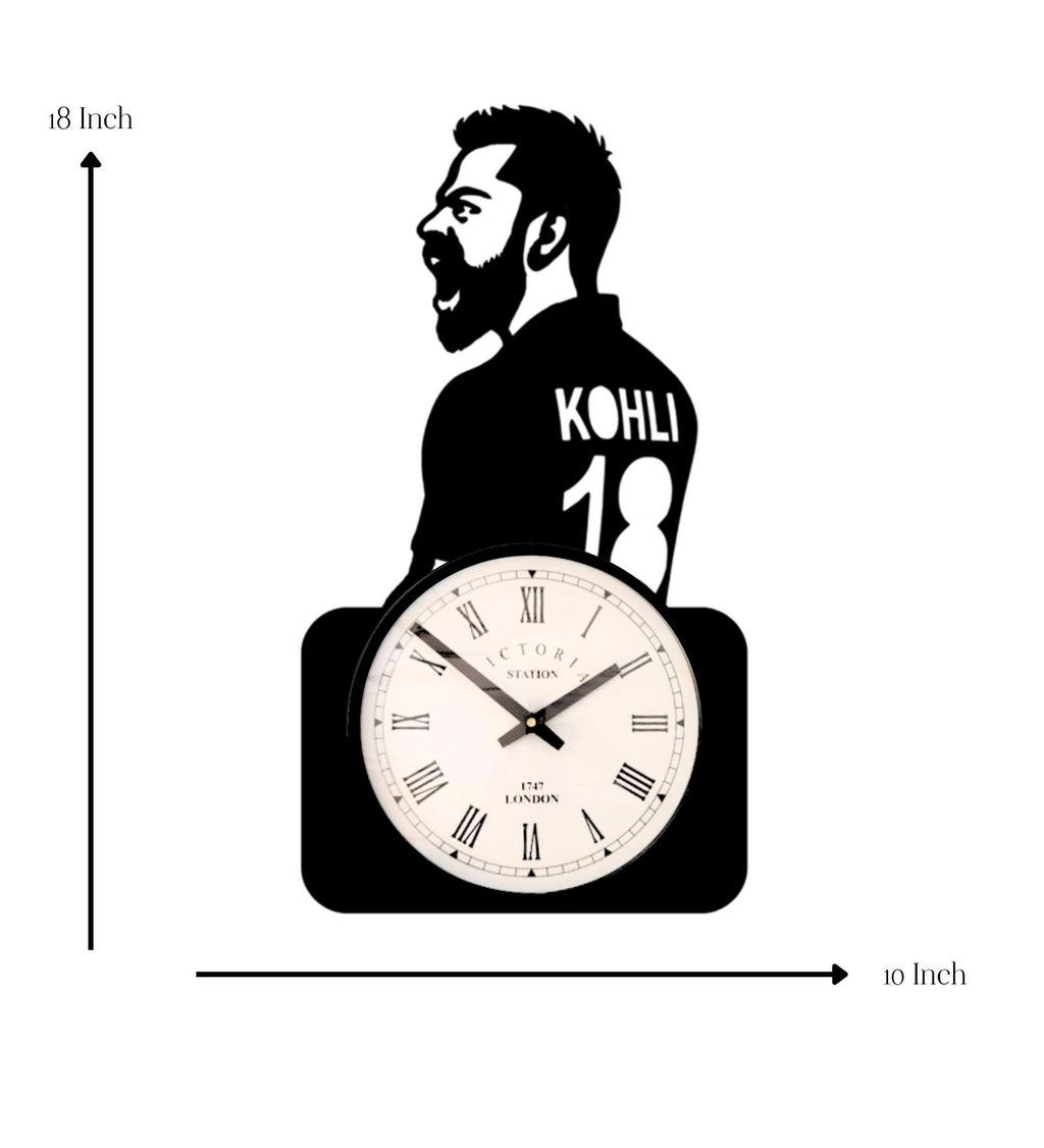 Virat Kohli Cricket Wall Clock