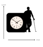 Golfer Wall Clock