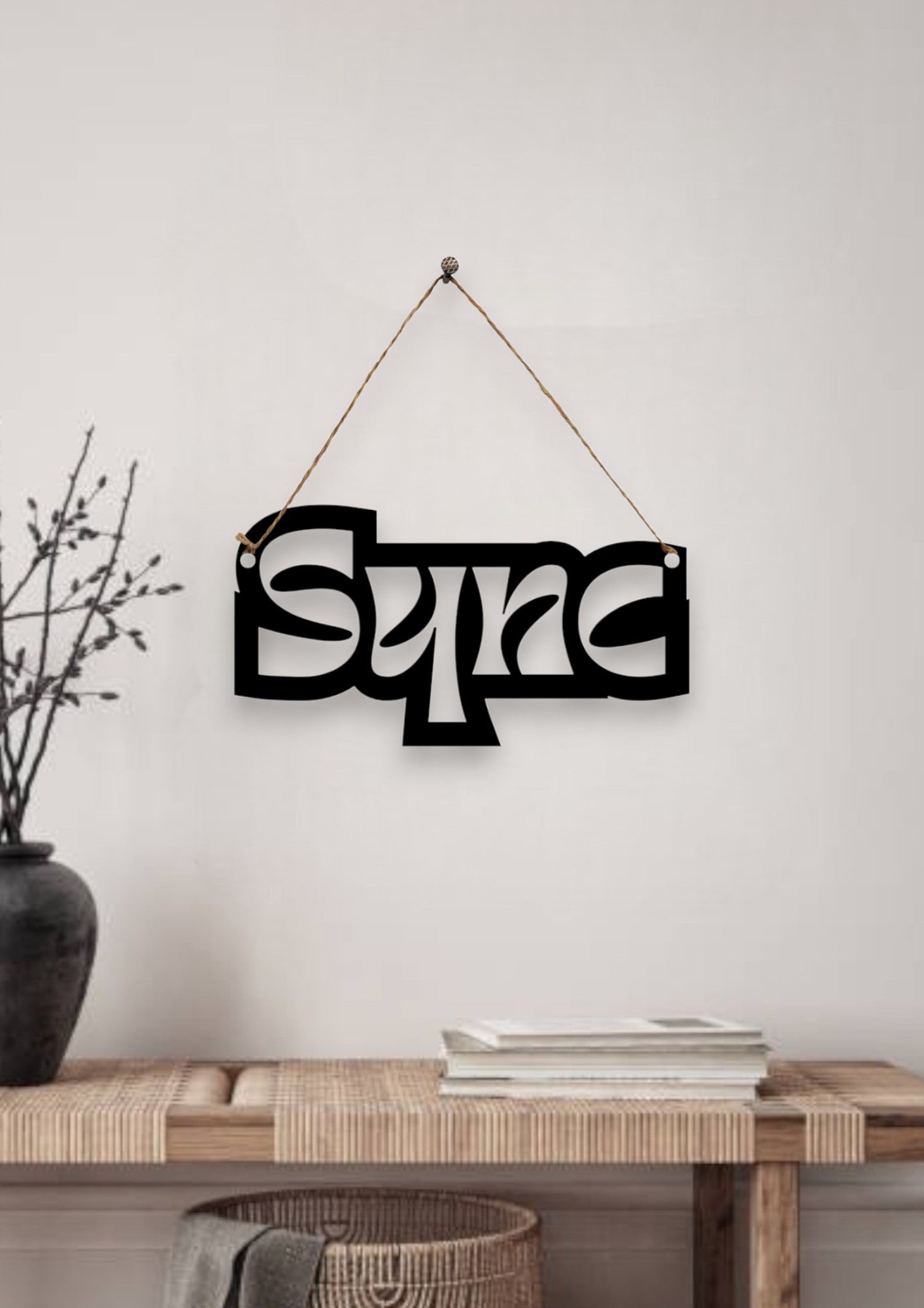 Sync Metal Hanging