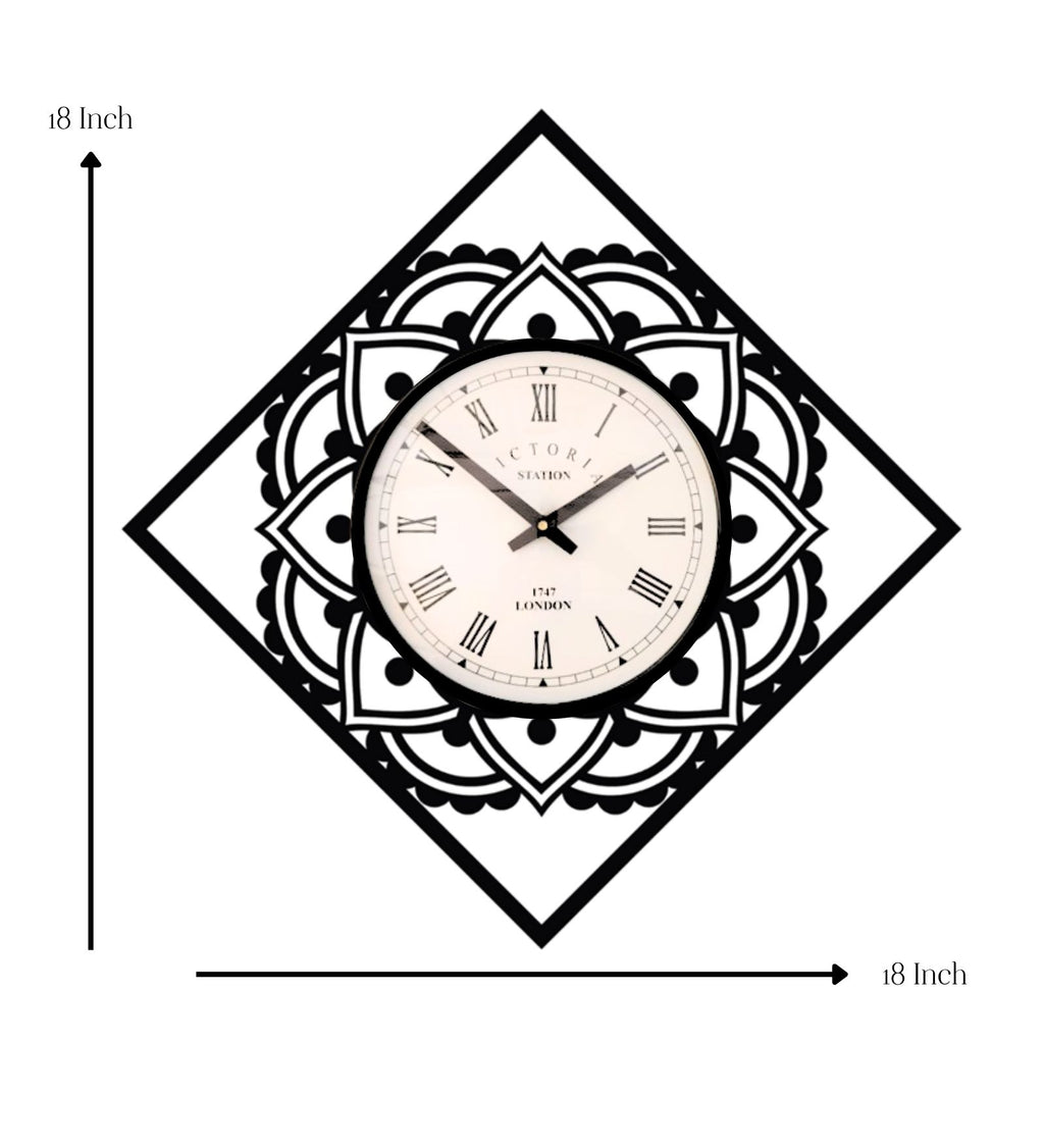 Mandala Wall Clock