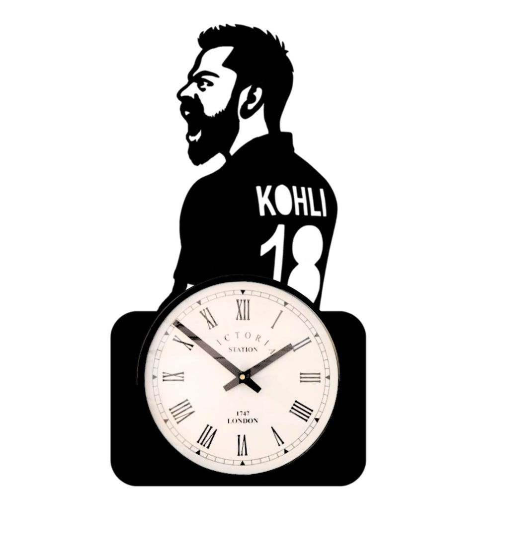 Virat Kohli Cricket Wall Clock