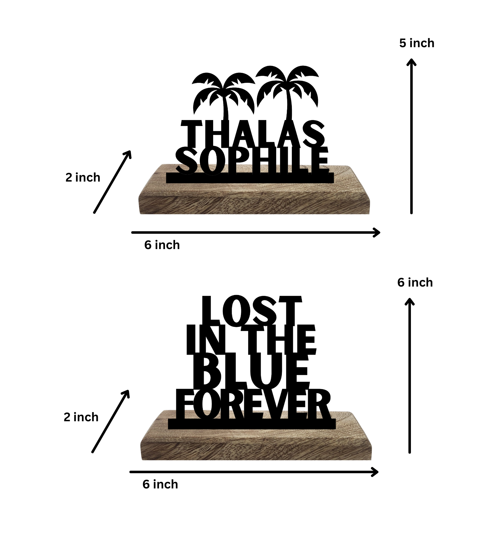 Thalassophile Set of 2 Table Décor