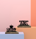 Caffeinophile Set of 2 Table Décor