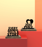 Zoophile Set of 2 Table Décor