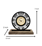 Piano Black Table Clock