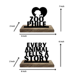 Zoophile Set of 2 Table Décor
