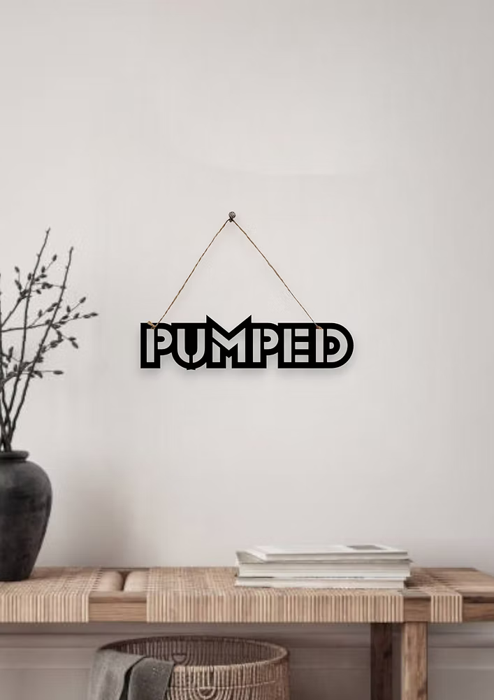 Pumped Metal Hanging