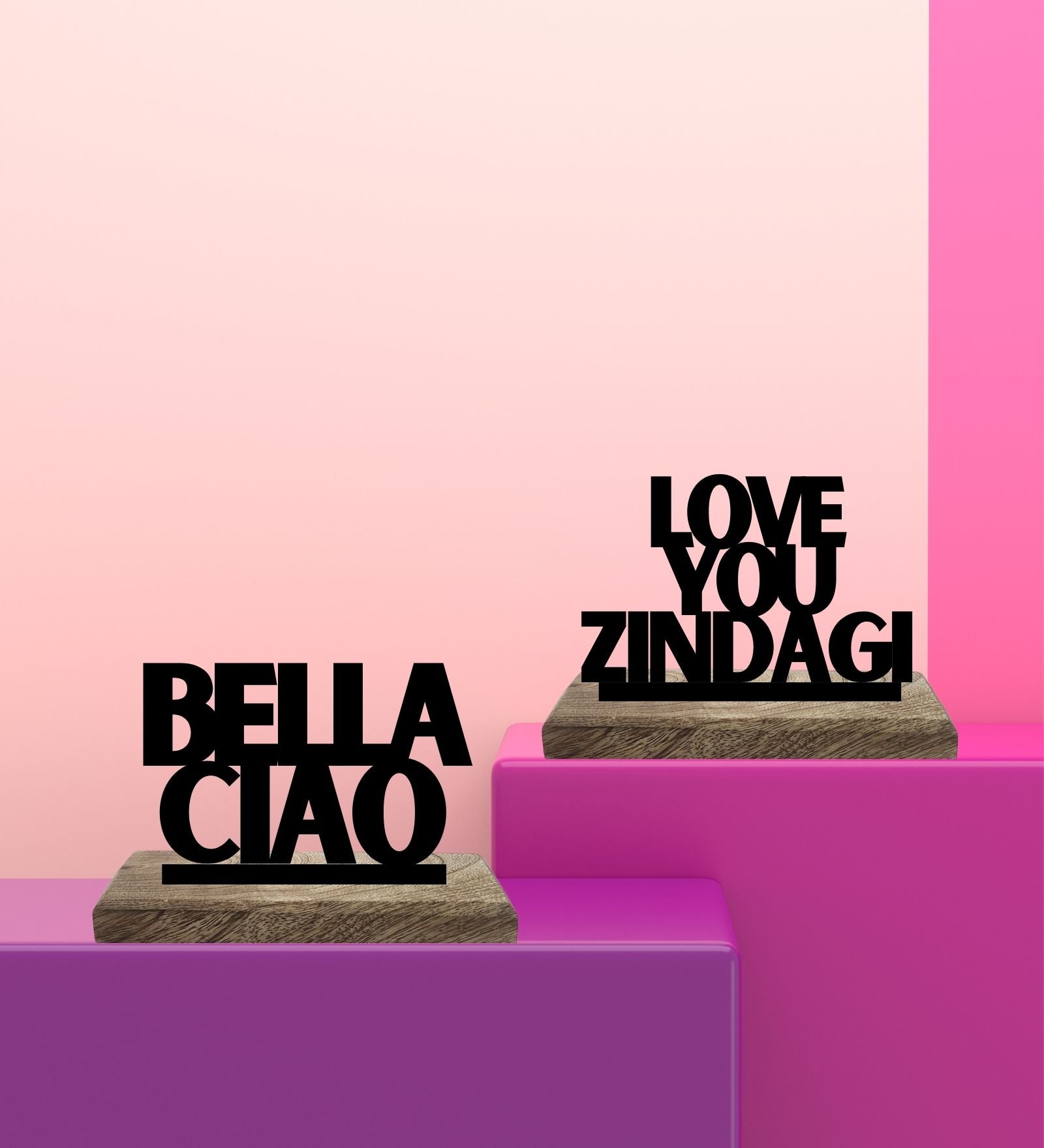 Love & Rebellion Set of 2 Table Décor