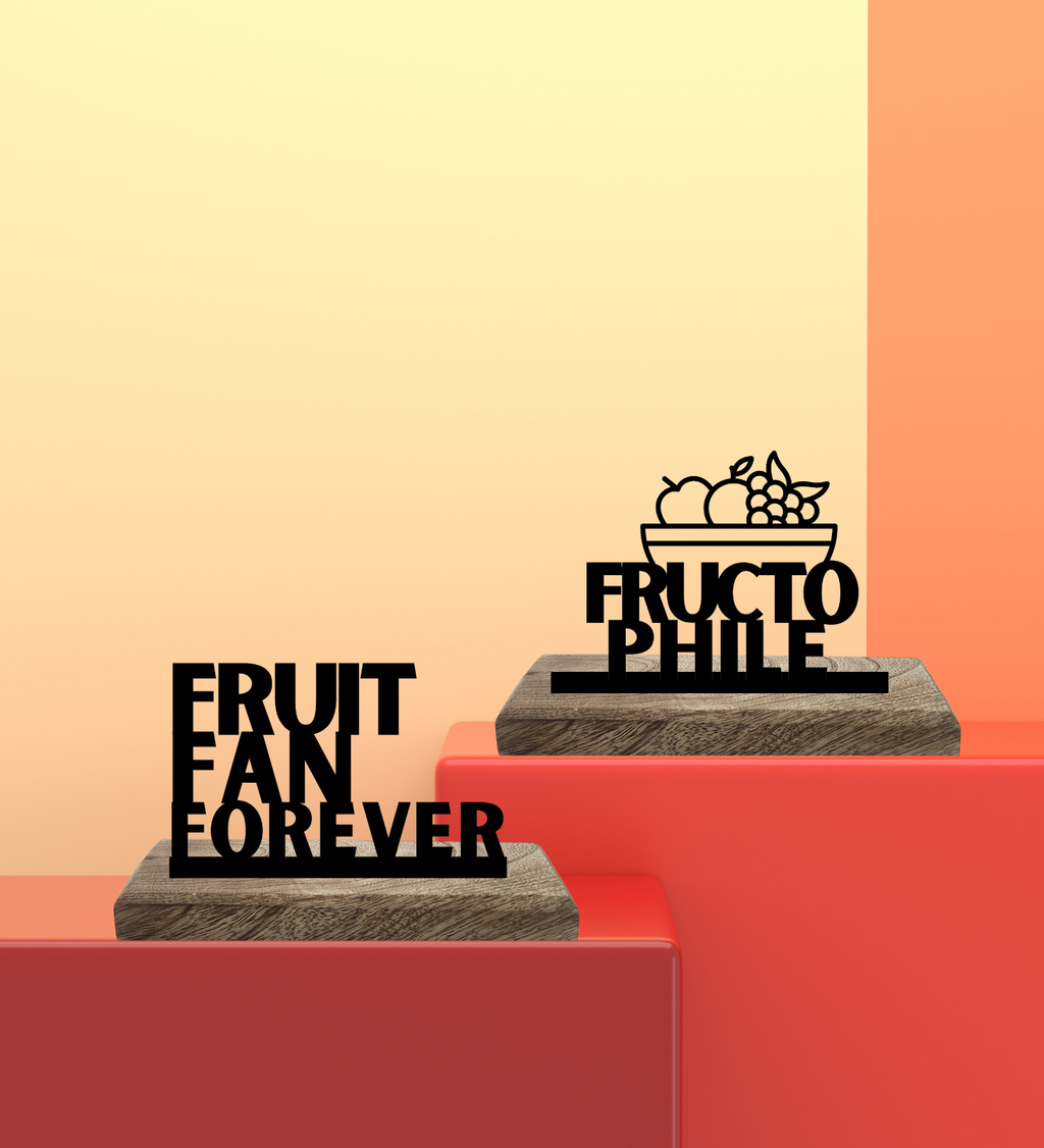 Fructophile Set of 2 Table Décor