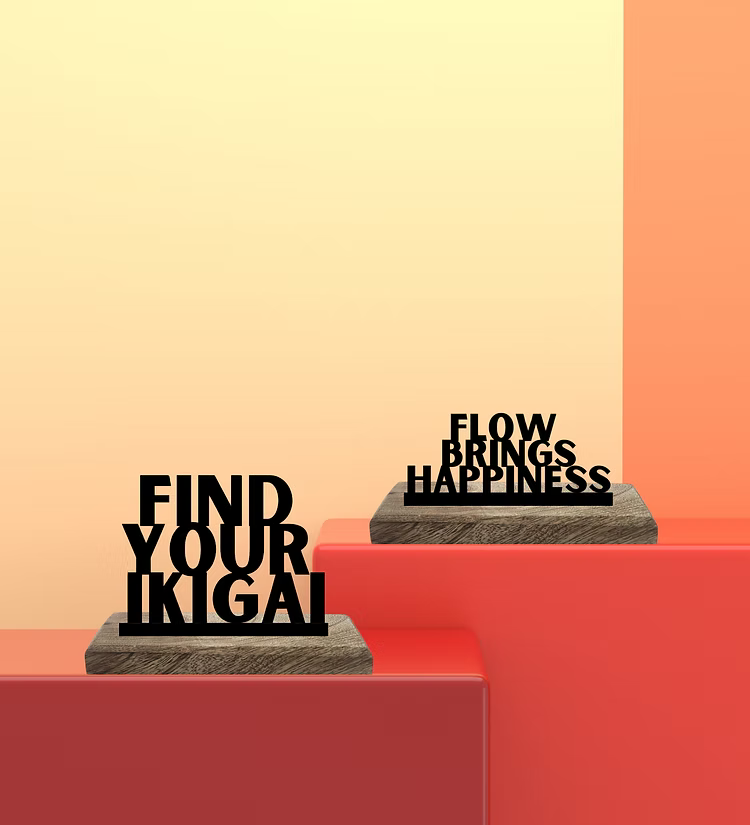 Ikigai Set of 2 Table Décor