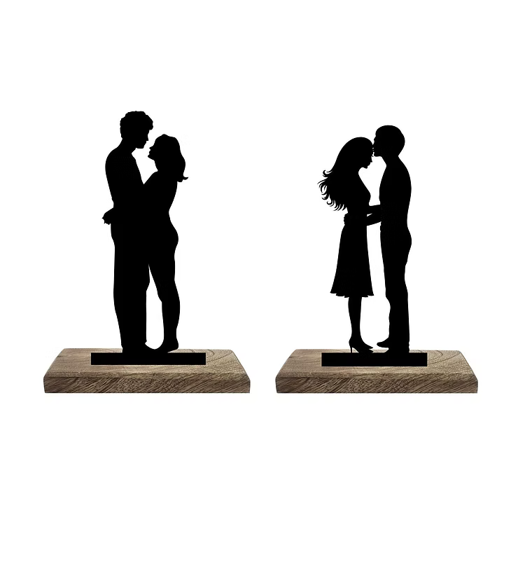 Everlasting Affection Set of 2 Table Décor