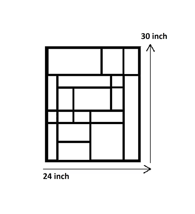 Rectangular Creative Pattern Panel