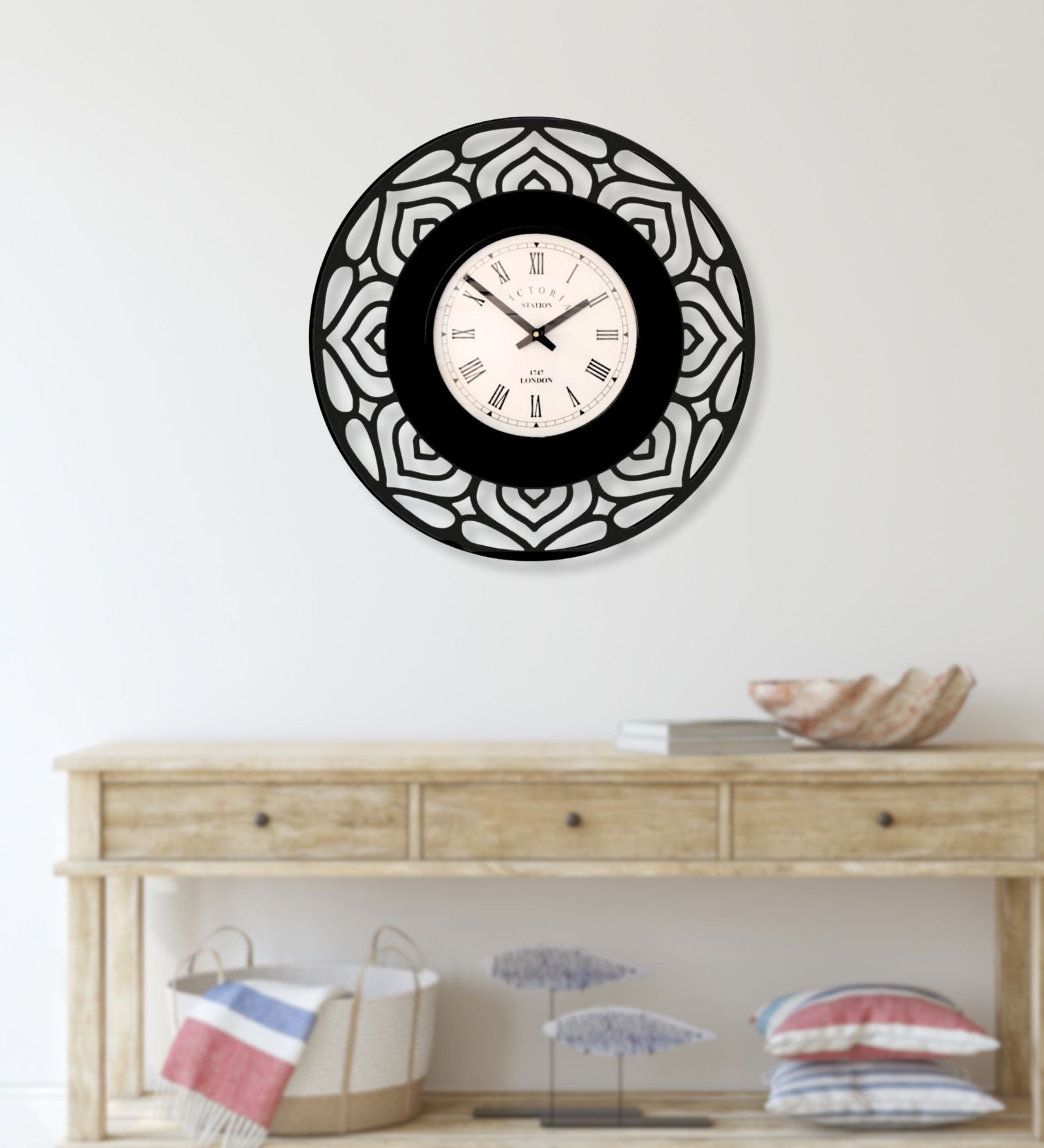 Mandala Wall Clock