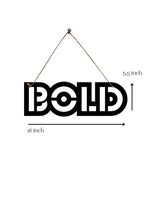 Bold Metal Hanging