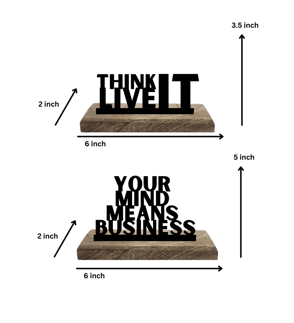 Vision to Victory Set of 2 Table Décor
