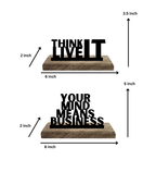 Vision to Victory Set of 2 Table Décor