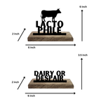 Lactophile Set of 2 Table Décor