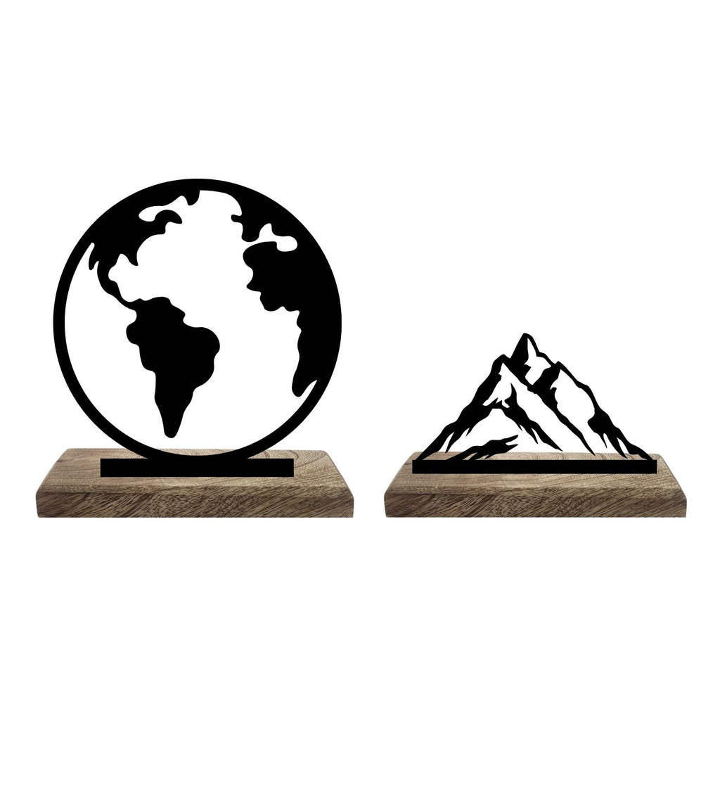 Global Perspectives Set of 2 Table Décor