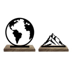 Global Perspectives Set of 2 Table Décor