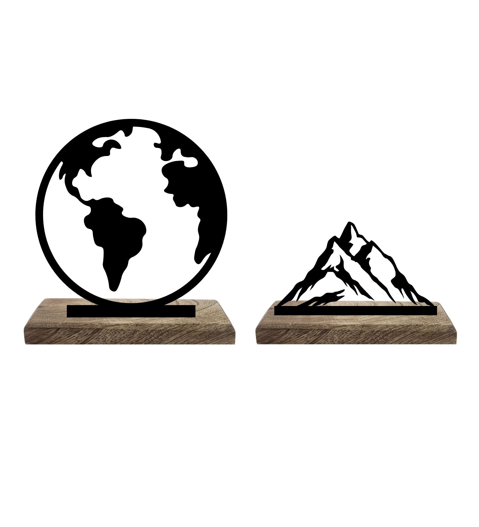 Global Perspectives Set of 2 Table Décor