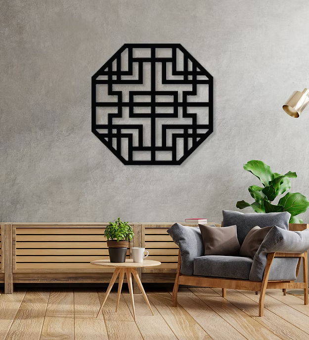 Square Creative Pattern Panel