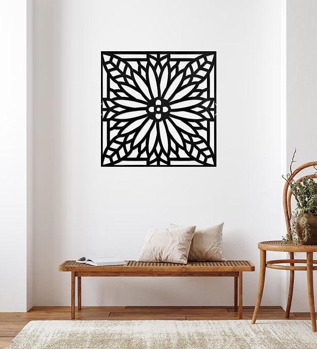 Square Creative Pattern Panel