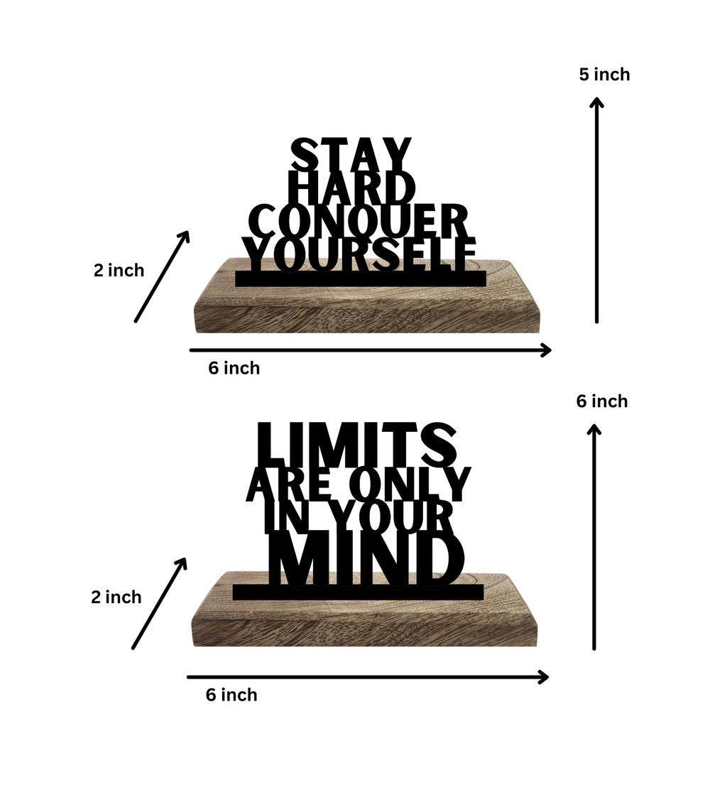 Mind over matter Set of 2 Table Décor