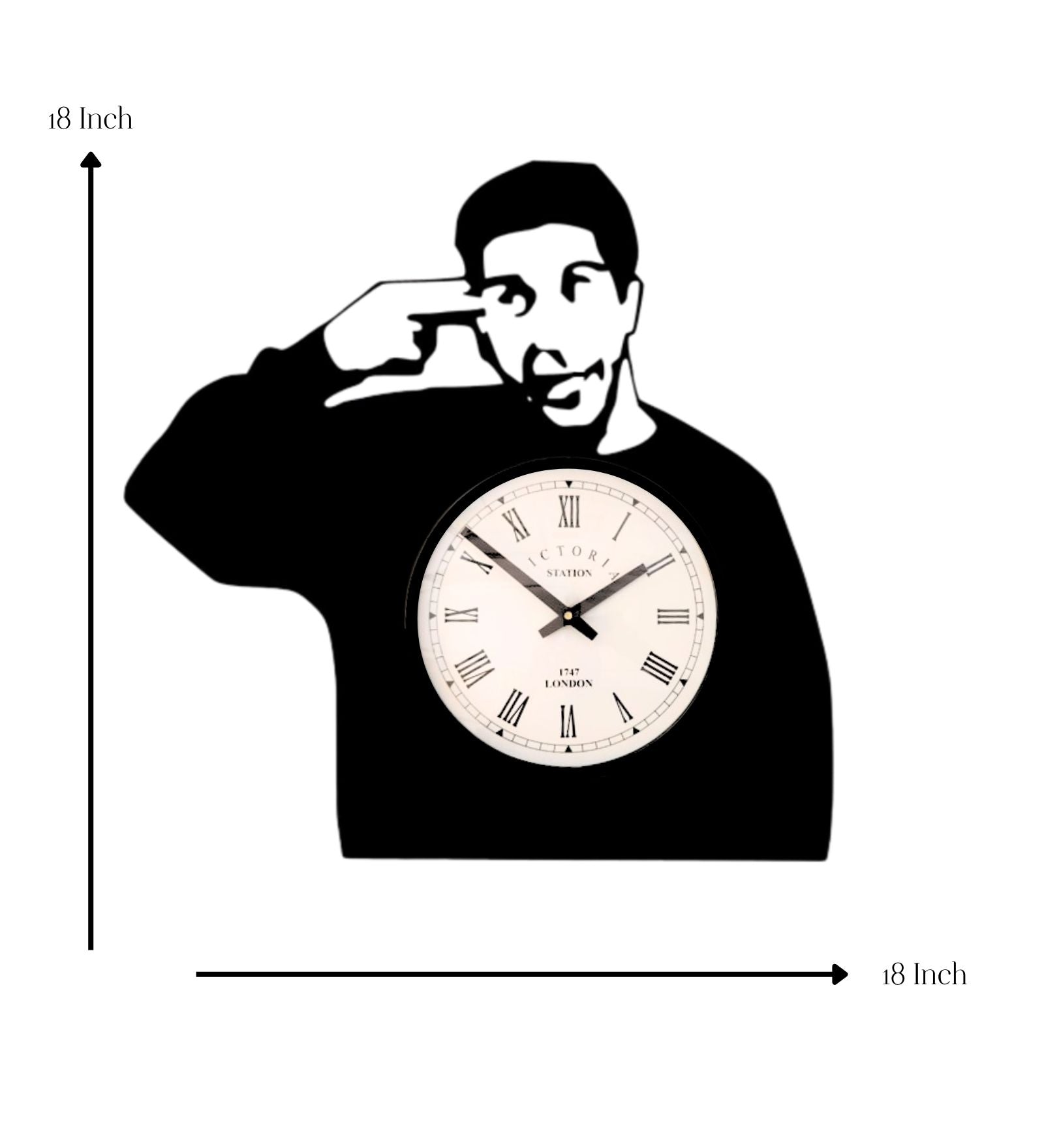Ross Friends Wall Clock